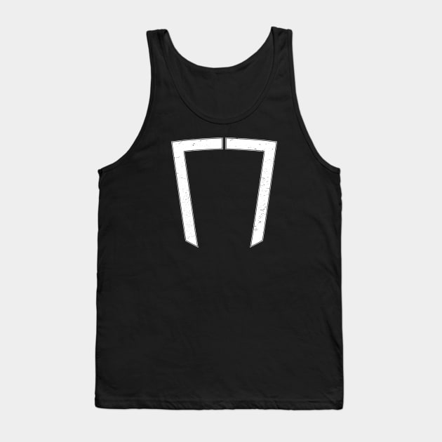 Ghost Chest Tank Top by nickbeta